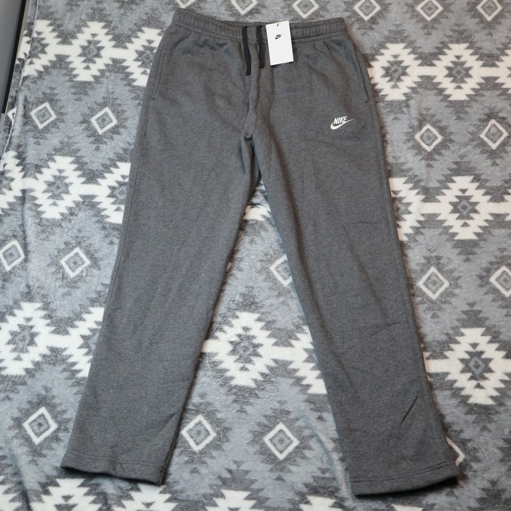 Nike Mens Sportswear Club Fleece Pants Charcoal Grey BV2707-071 Large